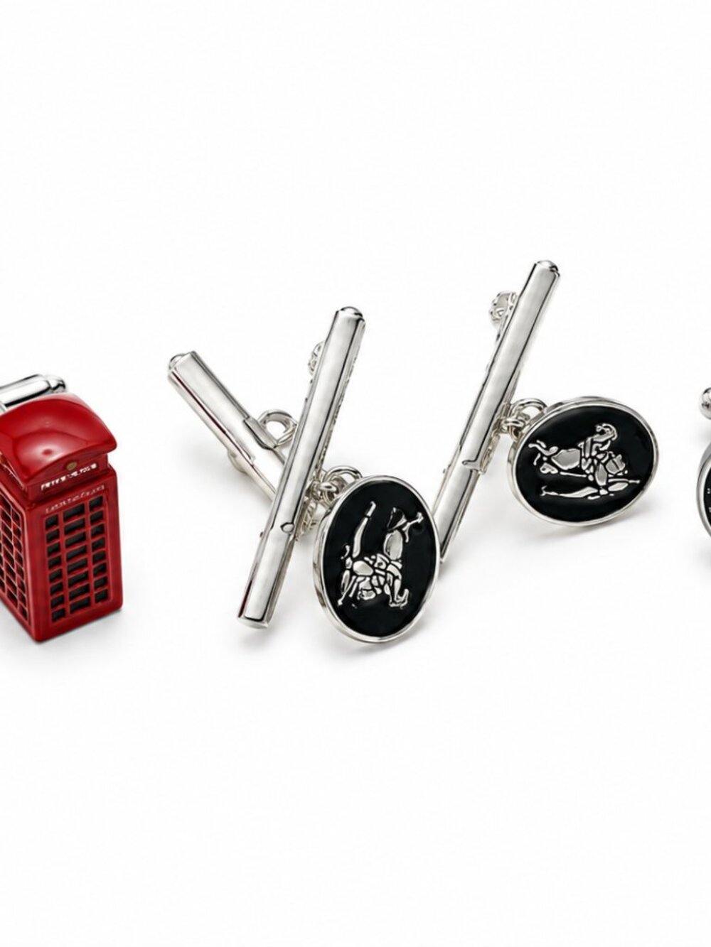 Mixed Lot of 14 Men's Cufflinks | Designer & Novelty EUC - Picture 7 of 13